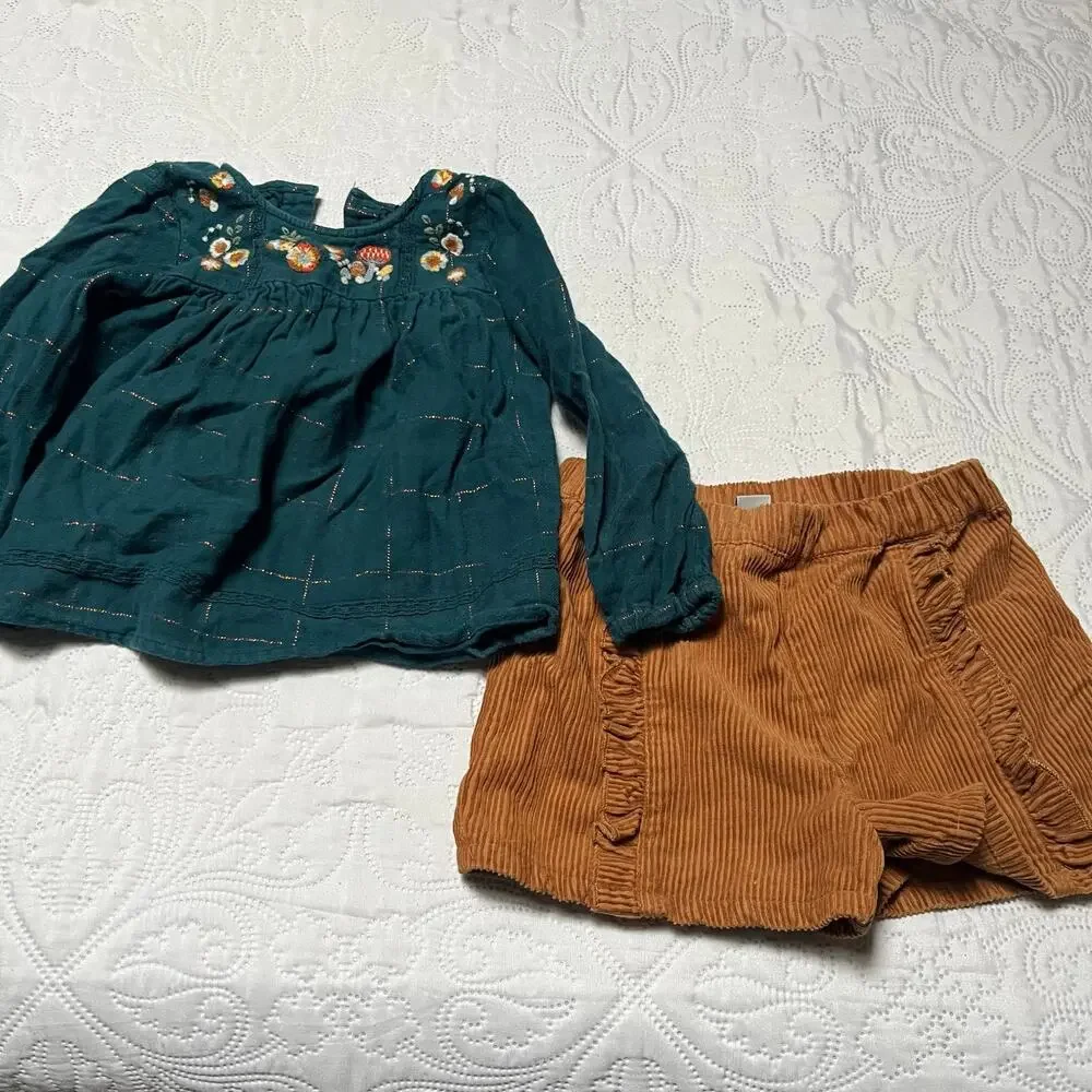 Tu Kids Corduroy Fall Outfit Size 2/3